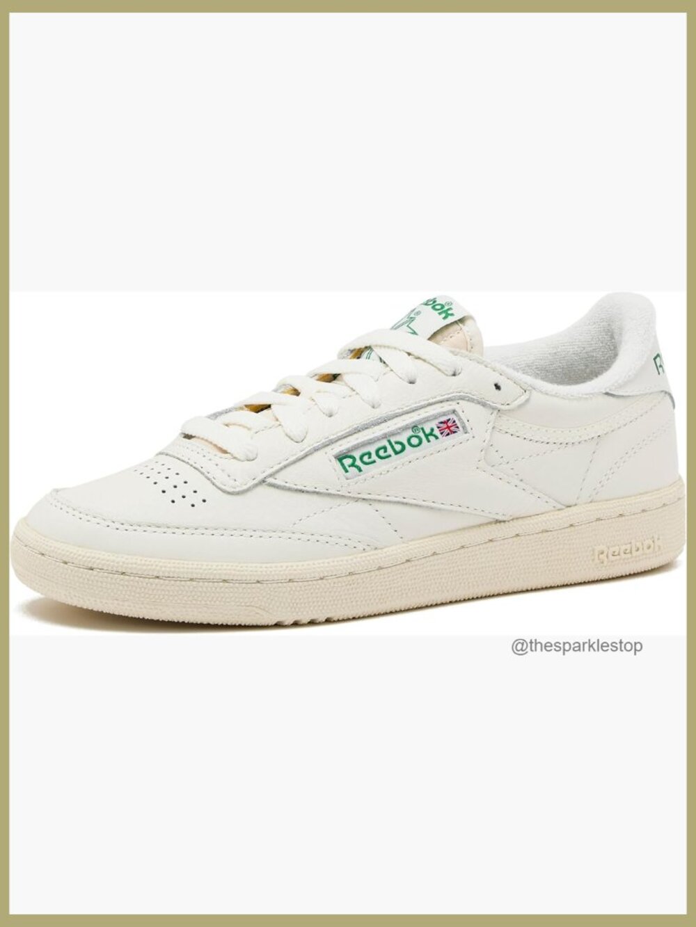 Reebok Club C 85 Vintage Tennis Sneakers for Women, Casual White Womens Shoes,